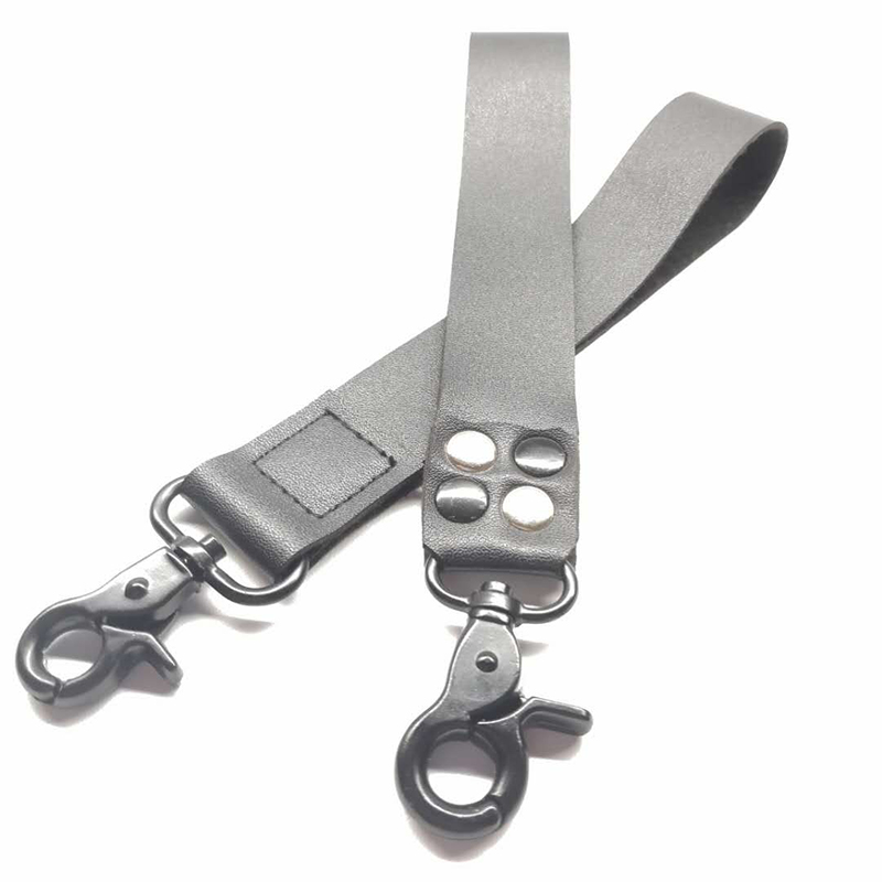 Corda personalizada cordão de couro por atacado cordão de mão curta corda chave personalizado